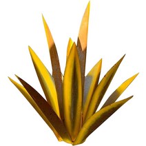 데킬라 소박한 조각 DIY 수동 그린 금속 Agave 식물 정원 예술 잔디 홈 장식품