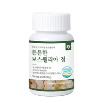식약처인증 2세대 보스웰리아 추출물 등 복합물 보스웰릭산 정 알약 형 캡슐 콘드로이친 상어연골 초록입홍합 인도산 식약청인정 60정, 보스웰리아500mgx60정2세트
