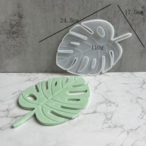 리프 코스터 실리콘 몰드 DIY 메이플 거북이 백 트레이 미러 크리스탈 에폭시 몰드 스토리지 석고, Turtle Leaf-L