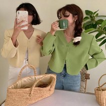 어썸클로젯 메리미 논카라 심플 데일리 숏자켓
