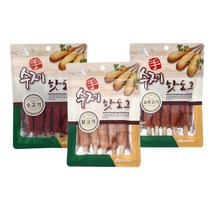 애견개껌 강아지오래먹는간식 치실껌 아기강아지간식 강아지치석 4개월강아지간식, 1개, 오리고기