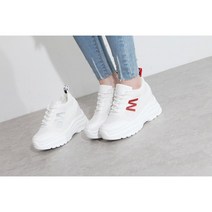 여성 스니커즈 여자 키높이 운동화 굽높이 7cm 통굽 편하고 예쁜 여성운동화