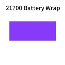 열수축비닐 투명포장지 선물포장비닐 20500pcs 21700 배터리 필름 테이프 PVC 튜브 Precut 슬리브 랩에 대 한 파이프 커버를 보호, 500pcs, 12 보라색