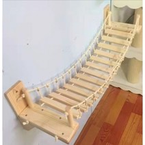 고양이 구름다리 워커 캣폴 캣타워 원목 우드 징검다리, 1m