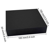 진동 방지 워셔 매트 충격 흡수 워셔 패드 미끄럼 방지 프로텍터 매트 EVA 진동 절연 매트 바닥 보호대 4, 01 4pcs Square