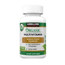 커클랜드 유기농 멀티비타민 80정 (태블릿) Kirkland Signature Organic Multivitamin (80 Tablet), 1개