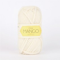 [슬로우플로우] 미니망고 100g MINI MANGO [목도리 모자 털실 루피망고st], 01 화이트