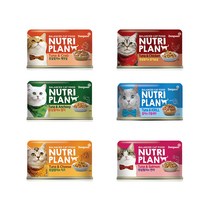 동동이네 고양이 캔 동원 뉴트리플랜 캣 캔 160g 24개 골라담기 배변활동 도움 그레인프리 고단백 습식 통조림 캔간식, 흰살참치와 게맛살