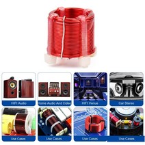 블루투스스피커 1Pcs 에어 코어 인덕터 0.8mm 스피커 크로스 오버 코일 무산소 구리 주파수 분배기 DIY, [17] 0.8mm 1.8MH