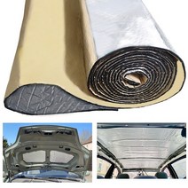 자동차 방음재100 // 200/300/400cm x 50cm 자동차 사운드 데드 너 매트 5/7/10mm 후드 엔진 도어용 방음, 14 10mmx400cmx50cm