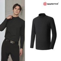 골프웰 애플라인드 남성 플러피 기모 긴팔티셔츠 HKWM0HLS01