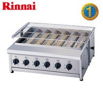 린나이 가스그릴 구이기 RG-640F LPG 업소용 내장형 4버너