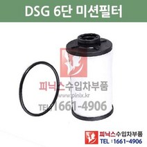 폭스바겐 뉴 파사트 2.0 TDI DSG 6단 미션오일필터 + 가스켓 세트 교환 05/5~10/11 P015613, DSG 6단필터+가스켓