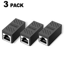 Ethernet ExtenderRJ45 Couplers Network Cable Coupler Cat 5 Coupling Lnternet Female to Female Connec, 1