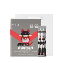 정원삼 로보트태권V 국내산 6년근 홍삼 아연 면역 면역력 항산화 스틱 10g x 30포
