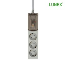 루넥스 고용량 멀티탭 누전 차단용 3구 SHM-JNCDG-16A3, 5m, 1개