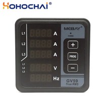 GV59 3 상 발전기 용 디지털 다기능 미터 전류 및 전압 테스트, [02] GV59R