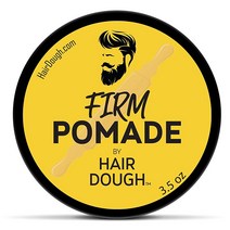 Hair Dough 남성용 헤어 포마드 펌 홀드 앤 적당한 샤인 수성 및 가벼운 향 직모 두꺼운 곱슬머리 99.2g 3.5온스