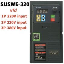 주파수변환기 VFD 인버터 0.75KW1.5KW2.2KW 주파수 1P 220V 출력 변환기 가변 드라이브 su℉, 03 SUSWE320_01 220V_02 1.5KW