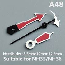 벽시계수리 손목 시계 포인터 NH35 손 화이트 녹색 슈퍼 발광 NH36 무브먼트 A38-A86 적합
