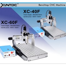 목공펜 선형 가이드가 있는 CNC 더 정밀한 벤치탑 40F 60F 조각 밀링 2023 새 버전, 14.60F 3axis 1500W - 220V