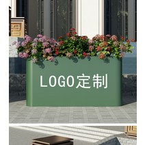오피스 가드닝 식물 파티션 화분 조경 로비 입구 화단 그린테리어, 길이 60 폭 30 높이 50 그린