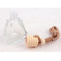 차량용 우드볼 디퓨저용기 테이블 통 방향제 재료 유리병, 사다리꼴10ml