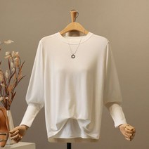 모노시크 펠리트 컬러 라운드 티셔츠_MNTE026