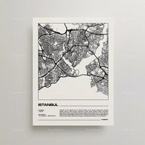 중국지도 로마 타이페이 두바이 라스베이거스 도쿄 비엔나 오스트리아 심천 중국 이스탄불 터키 도, 03 3_03 30X40CM No Frame