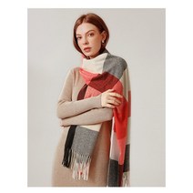 캐시미어머플러 목도리 겨울 울 따뜻한 스카프 숄 여성