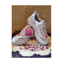 스케쳐스 딜라이트 여성 Skechers D’Lites Whimsical Dream White/Multi Sneakers Women’s 10 Wide Fit NIB