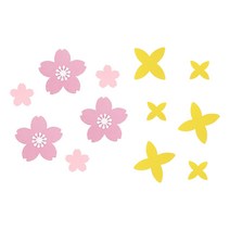 [해피메이크]종이 벚꽃 개나리(4종택1)/ 봄 환경꾸미기 미술수업, 1. 벚꽃 (대)