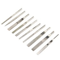 에어그라인더 루타 미니 마이크로 다이 3mm 고속 공압 조각 연필 키트 쥬얼리 호환품, 10pcs 파일