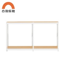 맞춤선반 대형선반 앵글 1600 x 600 x 900 2단, A형 800+800, 블랙