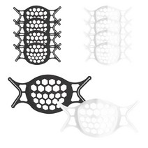 마스크고정 일체형 마스크 이너가드 프레임 지지대, 블랙5+화이트5