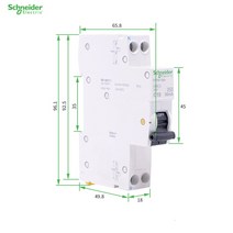 LED 테스터기 검전기 슈나이더 전동 DPN Vg 1P N 누설 회로 차단기 30mA 잔류 전류 작동 보호 장치 10A, 05 25a