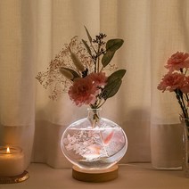 [당일발송] 꽃다발포장 모먼트 무드등 핑크 카네이션 디퓨저 160ml, 린넨 샌달우드:화이트