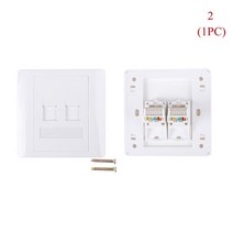 멀티 콘센트 1pcs 86 유형 컴퓨터 소켓 패널 CAT5E 네트워크 모듈 RJ45 케이블 인터페이스 콘센트 벽 (소매, 한개옵션1, 02 A2