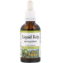 내추럴팩터스 리퀴드 켈프 요오드 800mcg, 50ml, 1개