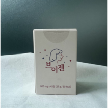 이너배리어 브이젠 600mg x 45정 / 브로멜라인 다이어트 이너뷰티 칼륨 천연 효소 붓기 지방 컷, 45정 x 1병, 1개