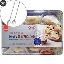 삼립 KRAFT 크림 치즈 스콘 12개 + 롱 티스푼 2P 증정, 1개
