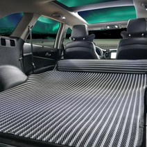 렉스턴 G4 통풍 여름 매쉬 차박매트, 화이트 블랙, 쌍용