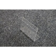 아크릴진열장 신발 피규어 진열장 진열대 기울어 진 L 자형 아크릴 사인 홀더 쇼케이스 사진 및 광고 가격 이름 카드 라벨 경사 백 태그 스탠드, [11] 10x15cm, [01] L Horizontal