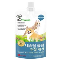 닥터썸 강아지용 내츄럴 플랜 관절 케어 종합 영양제 200g, 관절케어, 1개