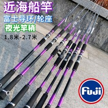 (해외구매대행)도깨비낚시 HY 워크샵 일본 FUJI 후지가이드 슬로우락킹 선상낚싯대 선상대 갈치대 에깅대 대구낚시대 지깅대 부시리대 방어대 도깨비팜2, 2.1m 60호 베이트릴 R