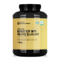 에너자임 몬스터WPI 1000g 분리유청단백질보충제 헬스프로틴 초코맛, 초코1000g, 1개