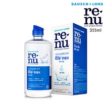 리뉴 후레쉬 렌즈 세정액, 1개, 355ml