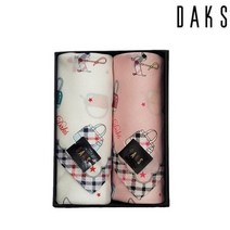 닥스 손수건 [갤러리아] [닥스] 손수건 2매세트 DL10번