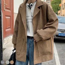 도오빠 남성 자켓 오버핏 블레이저 재킷 테일러드 숏 코트 남자자켓_빅티아