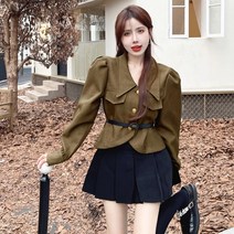 이노뱅크 금장단추 캐주얼 셔츠 자켓 INO378A